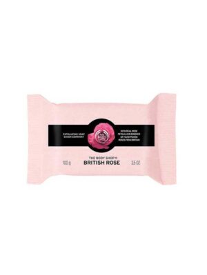 THE BODY SHOP British Rose Exfoliating Bar Body Wash