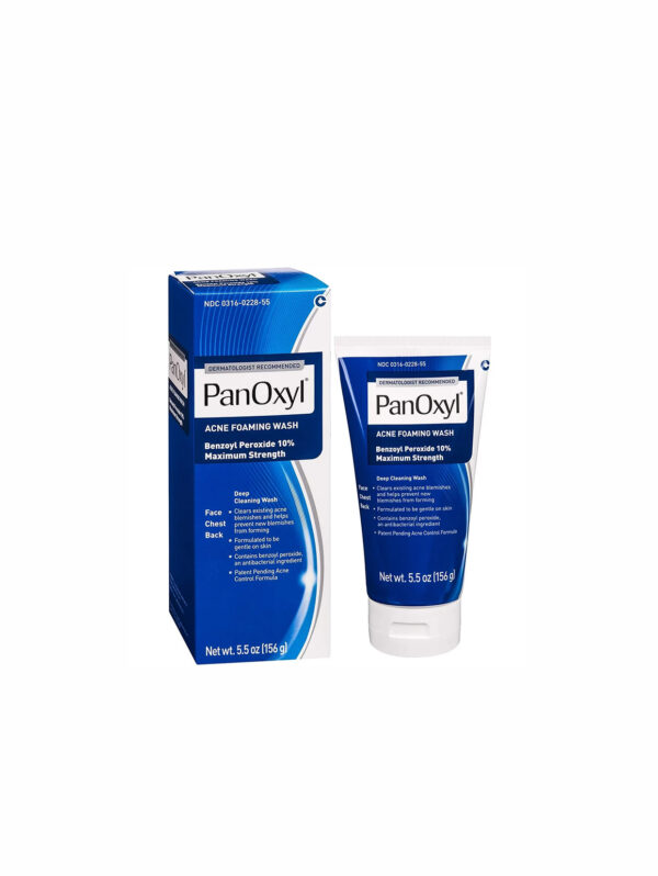 PanOxyl Acne Creamy Wash 4% Benzoyl Peroxide Face Wash