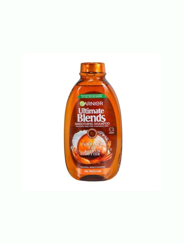GARNIER Ultimate Blends Coconut Oil & Cocoa Butter Smoothing for Dry Fizzy hair Shampoo