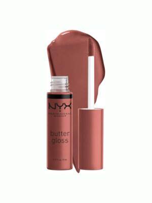 NYX Butter Gloss Liquid Lipstick Praline - Brown Holiday