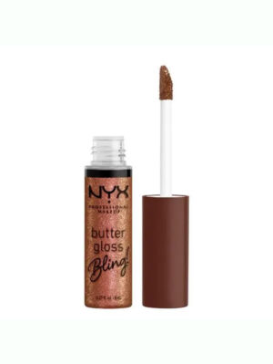 NYX Butter Gloss Liquid Lipstick Hustla - Brown Holiday