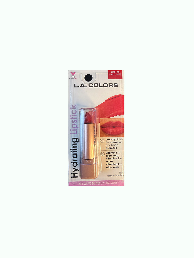 L.A. COLORS Hydrating Lipstick Red Alert - Red