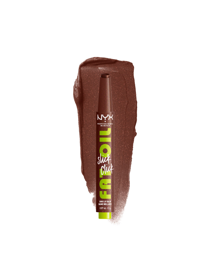 NYX Fat Oil Slick Click Lipstick Cookie Crumble - Brown